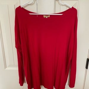 Red Piko top